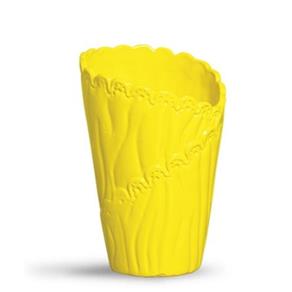 Vaso de Cerâmica Delicado Amarelo