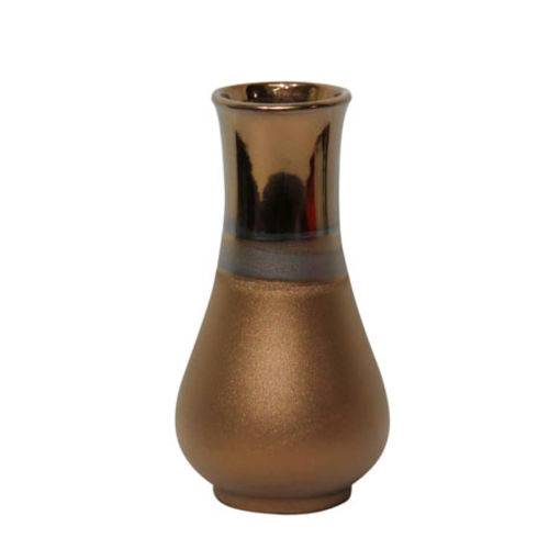 Vaso de Ceramica Dourado 21cm