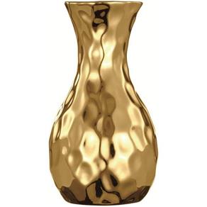 Vaso de Cerâmica Dourado Coast