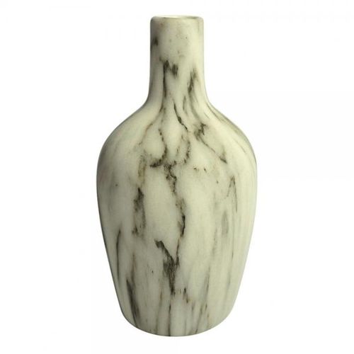 Vaso de Cerâmica Marmorizado 14cm X 14cm X 19cm