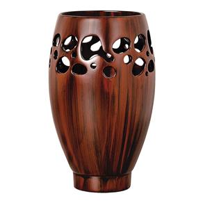 Vaso de Cerâmica Organic Madeira - Marrom