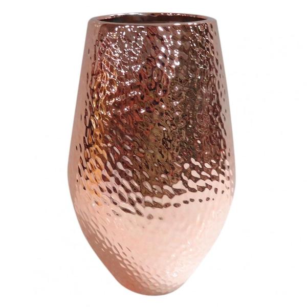 Vaso de Cerâmica Rosê 11,8x20,5cm - Btc