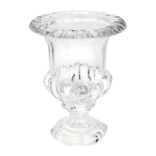 Vaso de Cristal 20cm com Pé Sussex Wolff