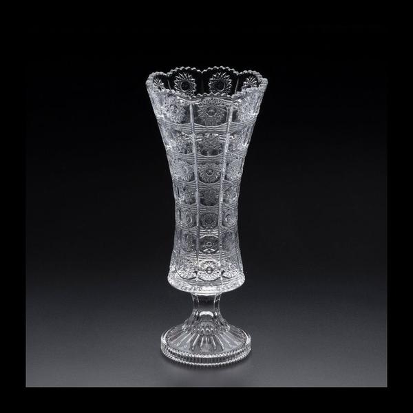 Vaso de Cristal 14cm com Pé Starry Wolff - Rojemac