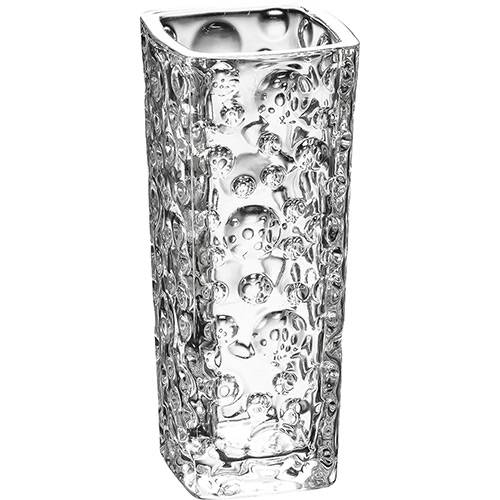 Tamanhos, Medidas e Dimensões do produto Vaso de Cristal Bubble Bud Wolff Transparente 15,6cm - Rojemac