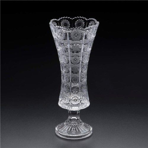 Vaso de Cristal com Pé 14Cmx33,5Cm Starry Rojemac Transparente