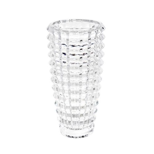 Vaso de Cristal Diamond Cut 24,5cm