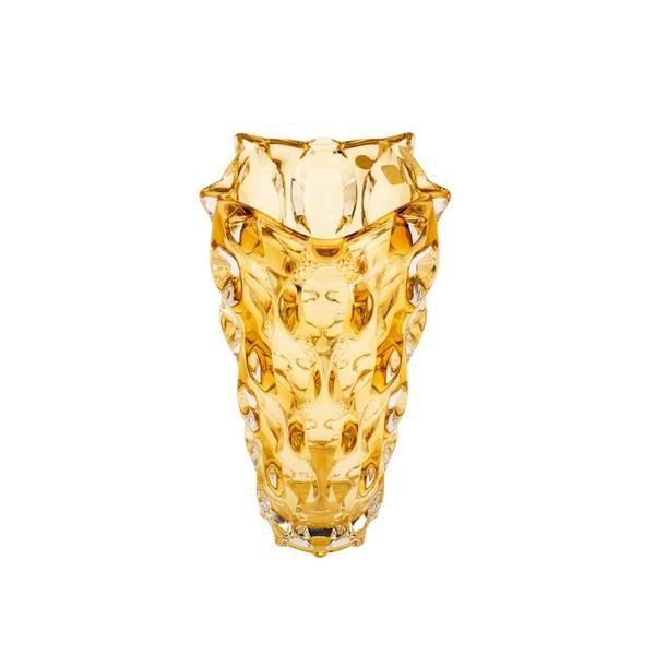 Vaso de Cristal Samba Âmbar 30,5Cm - Bohemia