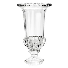 Vaso de Cristal Wolff Sussex com Pés 21x37,5 Cm - Transparente