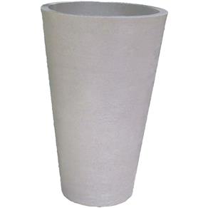 Vaso de Planta em Polietileno Redondo Areia 74X47Cm - Bege