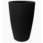 Vaso de Planta Polietileno Jardim Varanda Cônico Cd09 Preto