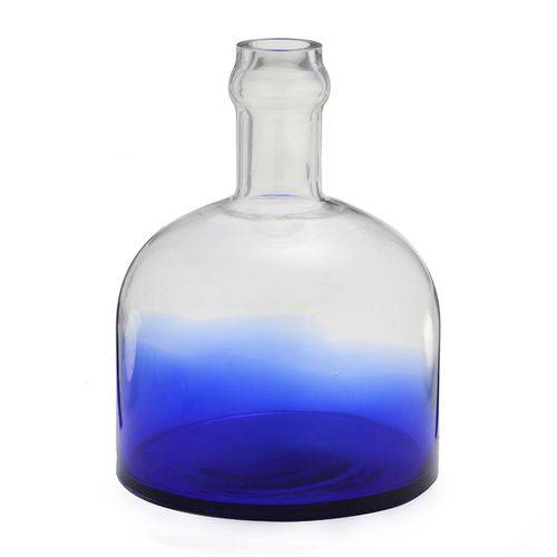 Vaso de Vidro Azul 28cm