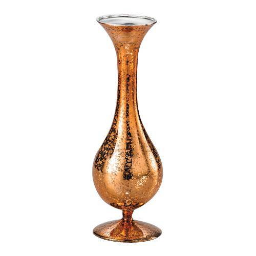 Vaso de Vidro Dourado Lyor Classic