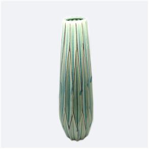 Vaso Decorativo Cerâmica Verde Grass Grande