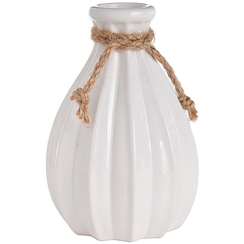 Vaso Decorativo de Cerâmica Grande - Branca