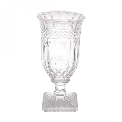 Vaso Decorativo de Cristal Brandon 32,5Cmx16cm Lyor Transparente