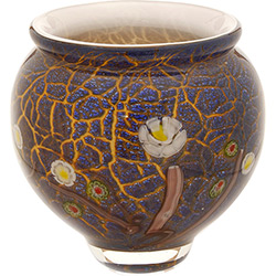 Vaso Decorativo de Vidro BTC Colorido - (20x18x18cm)