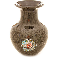Vaso Decorativo de Vidro BTC Colorido - (26x14x14cm)