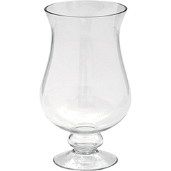 Vaso Decorativo de Vidro BTC Transparente - (31x17x17cm)