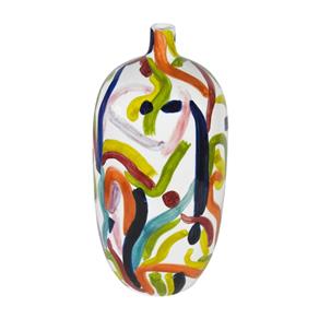 Vaso Decorativo em Cerâmica Colorida - 40x40cm