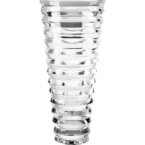 Tamanhos, Medidas e Dimensões do produto Vaso Decorativo Falco Rojemac Cristal Bohemia Transparente 35x16,5x16,5cm