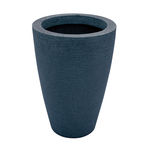 Vaso Decorativo Plastico Cone Grafiato 55 Azul Macauba