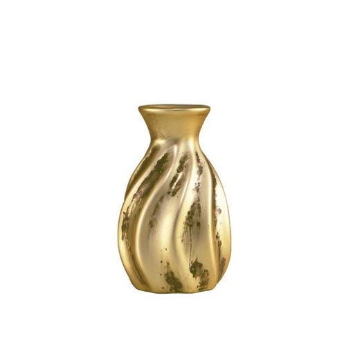 Vaso Dourado Cerâmica