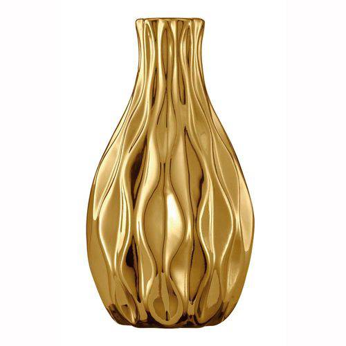 Vaso Dourado em Ceramica