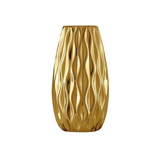 Vaso Dourado em Ceramica