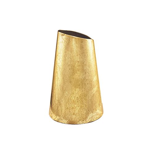 Vaso Dourado em Metal 20cm