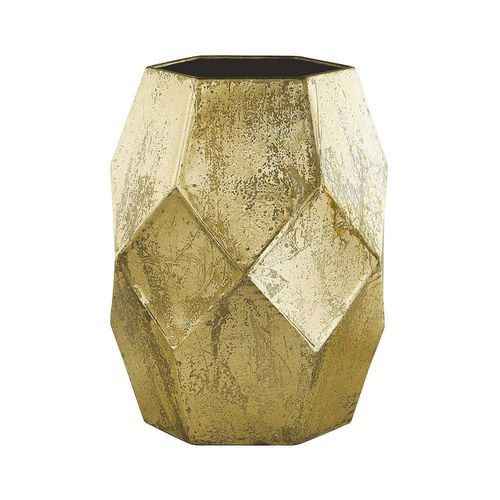 Vaso Dourado em Metal Mart Collection 5551