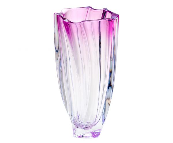 Vaso em Cristal Neptun Ametista - 30,5cm - Bohemia