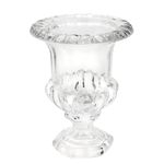 Vaso Em Cristal Transparente Com Pé Sussex 20x26cm - Wolff