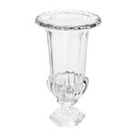 Vaso em Cristal Transparente com Pé Sussex 21,5x37,5cm - Wolff