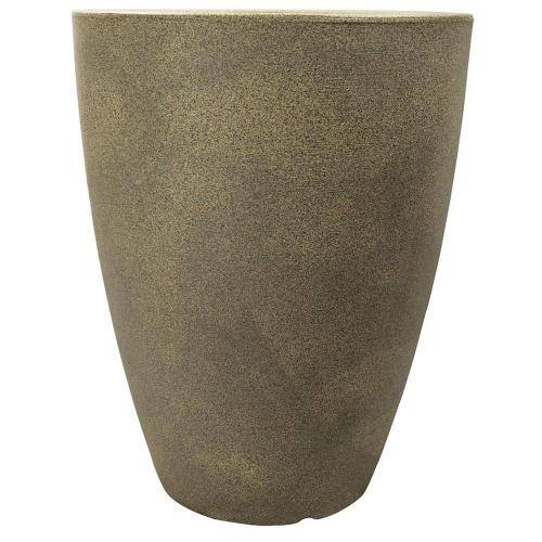 Tudo sobre 'Vaso Malta Cone 25x32 Cm Pedra - Markine Mobilier'