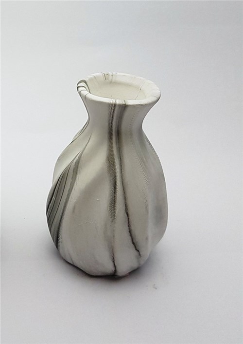 Vaso Marmorizado em Cerâmica (P)