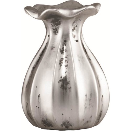Vaso Mart de Cerâmica Prata Clay 7267