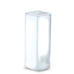 Vaso Quadrado Branco 18cm - N/a