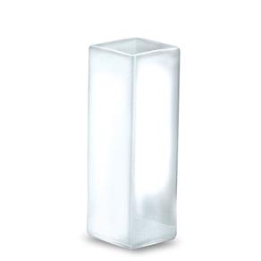 Vaso Quadrado Branco 18cm