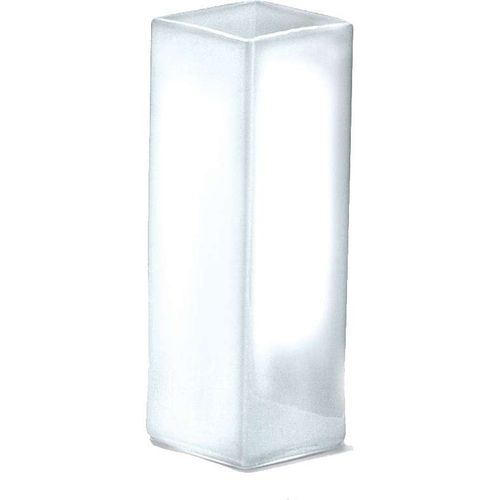Vaso Quadrado Branco 29cm - N/a