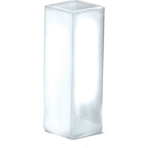 Vaso Quadrado Branco 23cm - N/a