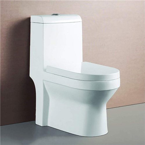 Vaso Sanitário com Caixa Acoplada Adm-818 Adamas Toilet Lamar Branco