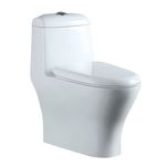 Vaso Sanitário com Caixa Acoplada ADM837 Adamas Toilet Branco