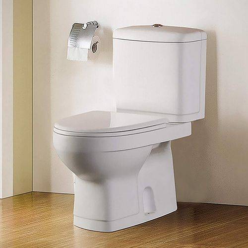 Tudo sobre 'Vaso Sanitário com Caixa Acoplada e Fechamento Suave Toilet Adamas Branco'