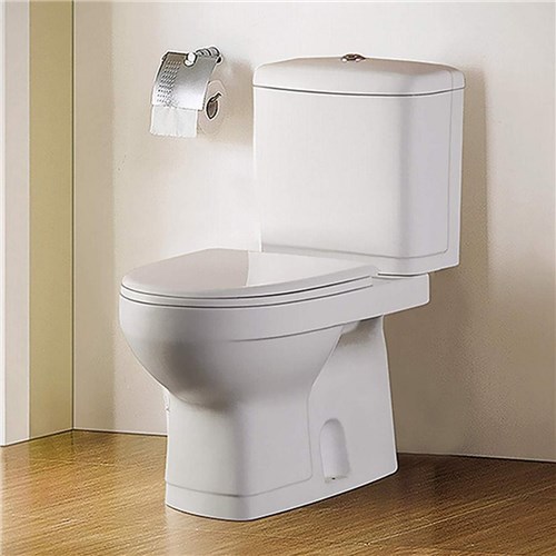Vaso Sanitário com Caixa Acoplada e Fechamento Suave Toilet Adamas Branco