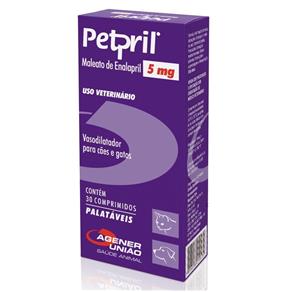 Vasodilatador Petpril 5 Mg 30 Comprimidos