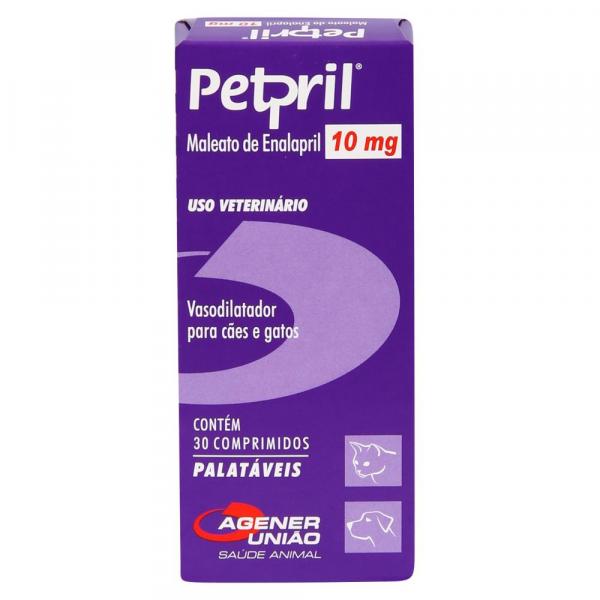 Vasodilatador Petpril Agener 10mg C/ 30 Comprimidos