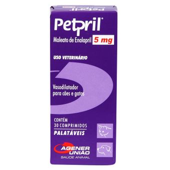 Vasodilatador Petpril Agener 5mg C/ 30 Comprimidos