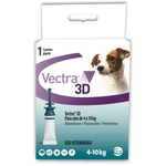 Vectra 3D Anti Pulga E Carrapatos Ceva Para Cães De 4 À 10Kg