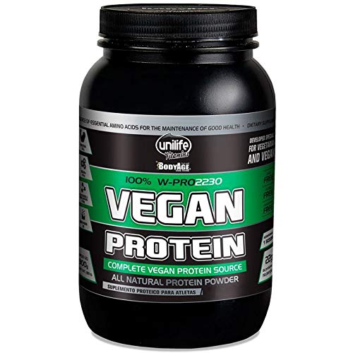 Vegan Protein 900g Proteína Vegetal Unilife Chocolate